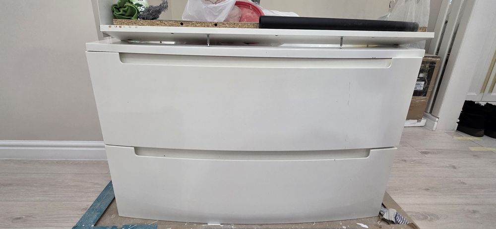 Продам раковину с тумбой 100см б/у