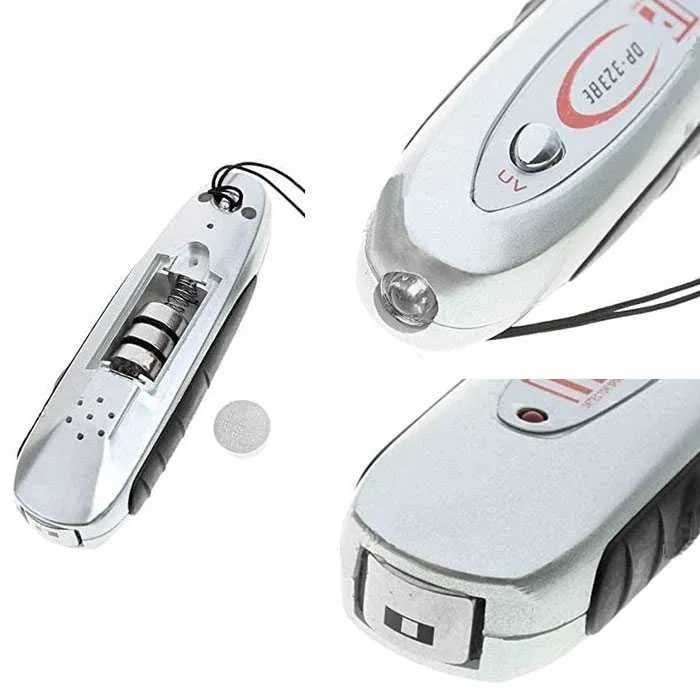 Джобен Детектор за фалшиви Банкноти 2 в 1 DP-323