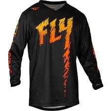 Детска мотокрос блуза FLY RACING F-16 Black/Yellow/Orange 2024