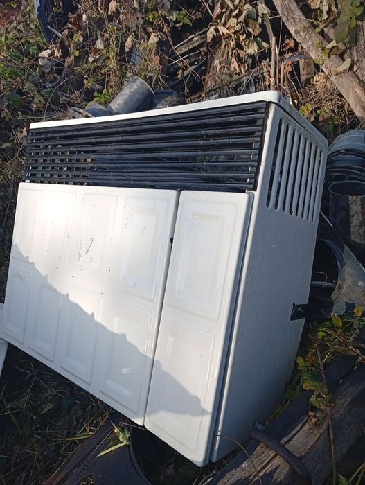 Convector pe gaz de fonta.