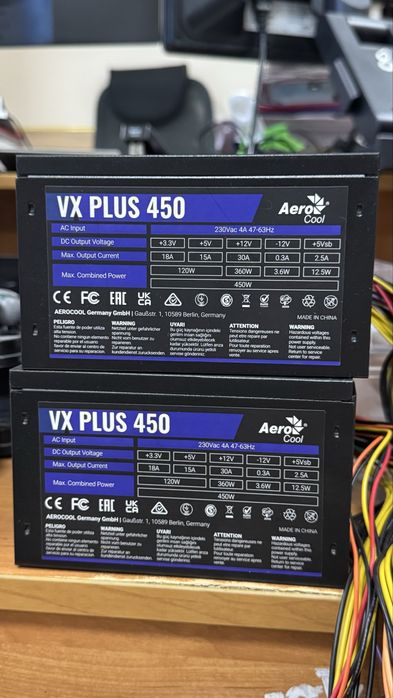 Блоки питания разных видов (Deepcool, AeroCool, pc cooler)