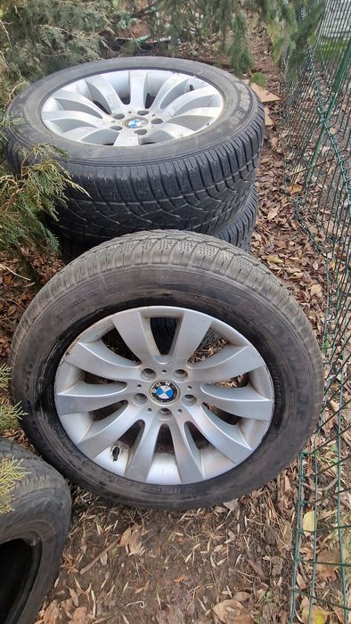 Jante BMW R17 x1, x3, x4, F10 etc cu anvelope Dunlop 225/60 R17 Runfla