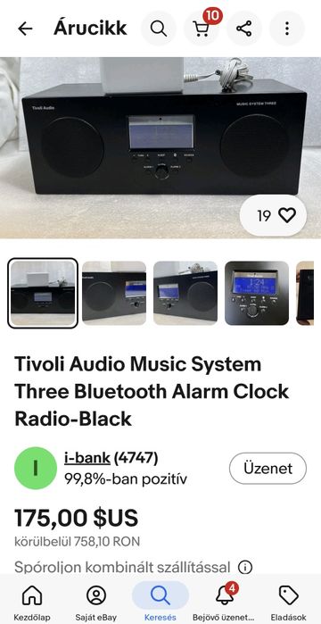 Tivoli Music System three+,sistem audio cu bluethoot,portabil