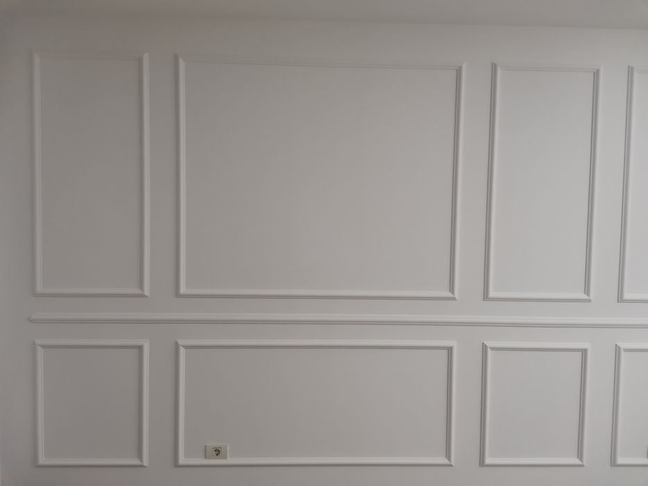 Plinta parchet duropolimer tăiată la 45 grade, cornisa, profile decora