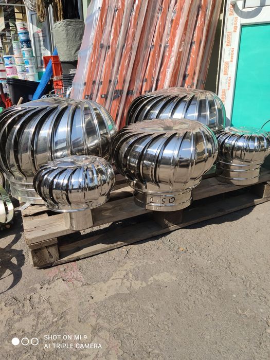 Турбодефлектор из нержавейки.