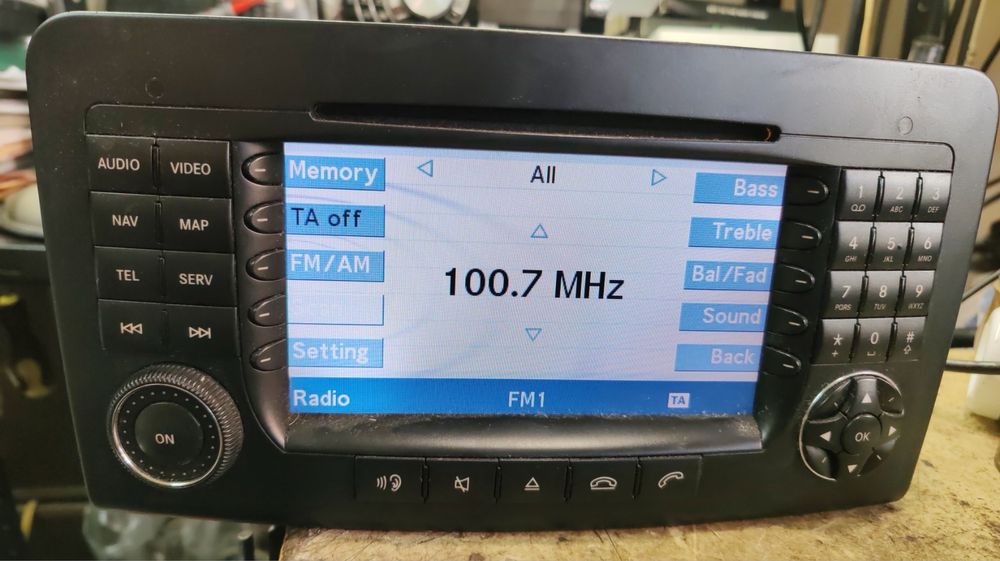 Навигация Mercedes ML W-164