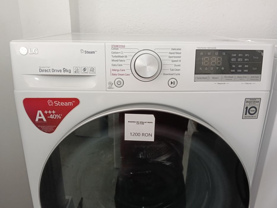Mașină de spălat rufe LG 9 kg Thinq