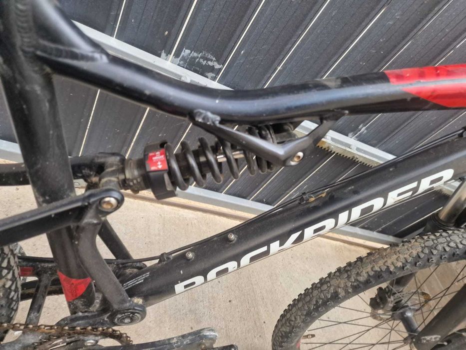 Bicicleta cu suspensie fata spate cadru XL roti 275 Rokrider