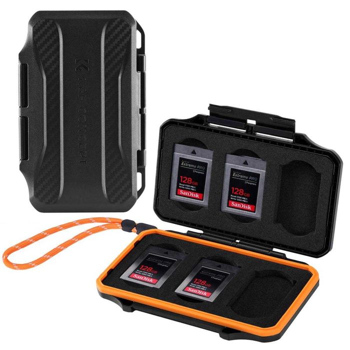 K&F Concept Калъф за карти памет SD / TF / CF / Micro SD / SDXC