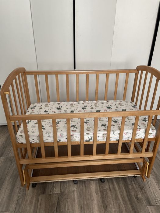 Детская манежка с кокосовым матрасом