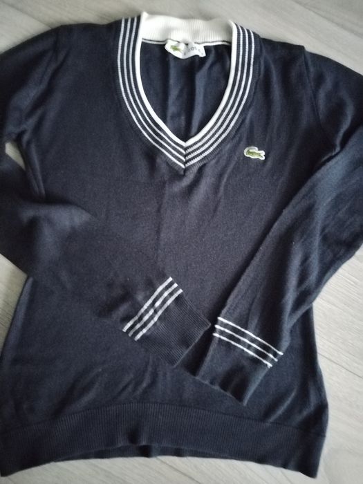 Bluza dama maneca lunga bleumarin Lacoste S