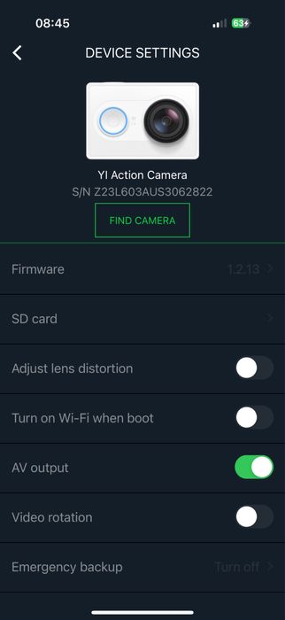 Xiaomi YI action camera