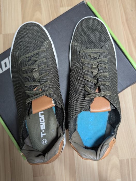 Pantofi casual kaki T-Sign, mărimea 41