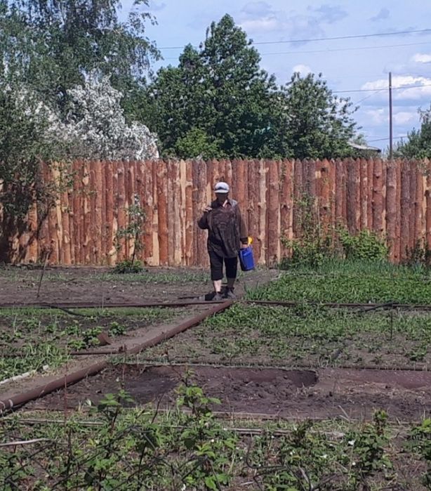 Забор деревянный готовые пролёты.