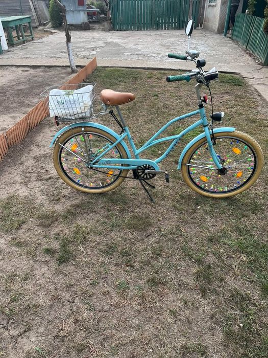Bicicletă provenientă Italia,plus piese de schimb!