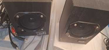 Тонколони (компютър) Genius W-HF5.1 4500, 125W, от дърво, като нови!