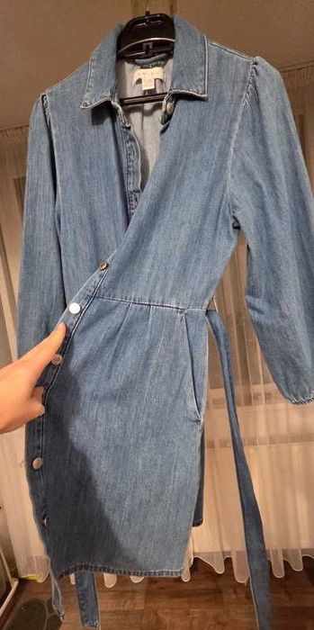 Haina lunga din blugi