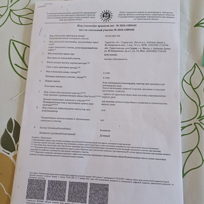 Продаётся участок 15 соток