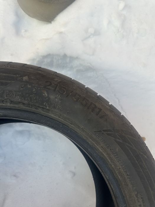 215/55/17 летняя резина