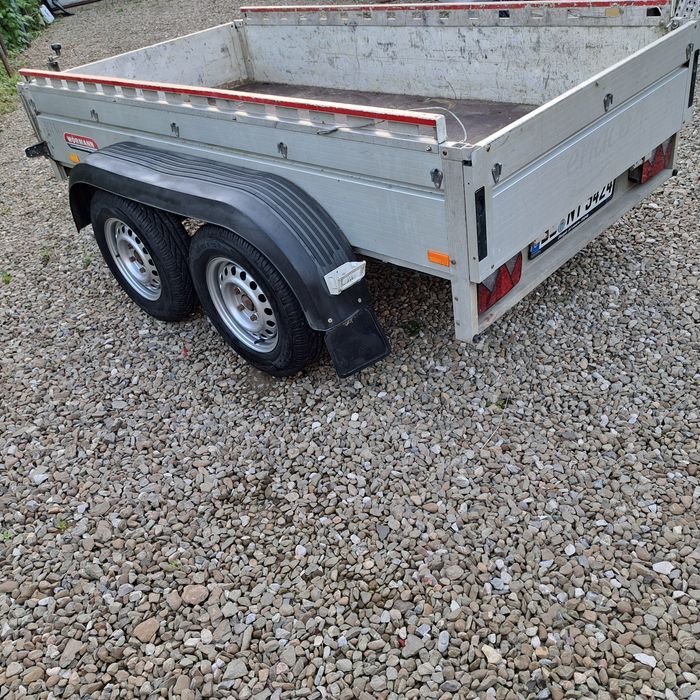 Remorca Aluminiu MEYER  de 2000 kg masa popie de 295 kg  An 10/2016 impecabila