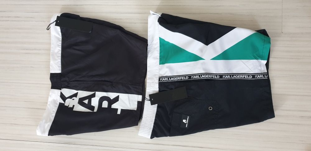 Karl Lagerfeld Swimwear  M и L 2Броя НОВО! ОРИГИНАЛНИ! Мъжки Бански!