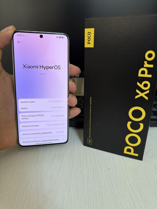 Poco x6 pro 12/512gb