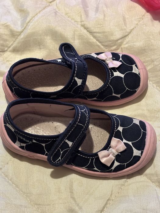 Пантофи за момиче синьо и розово, стелка 16.3, размер 23