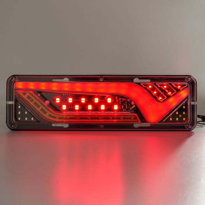 Set 2 Stopuri Spate LED 12V - 24V pentru Camioane Remorci Autoturisme