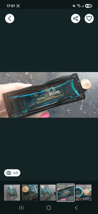 Versace Eros sticla goala 100 ml originala