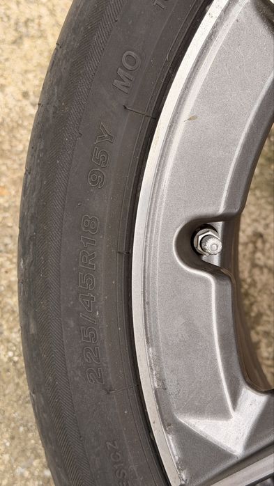 Jante originale Mercedes C-Class AMG R18 + Continental PremiumContact 7 - in doua dimensiuni