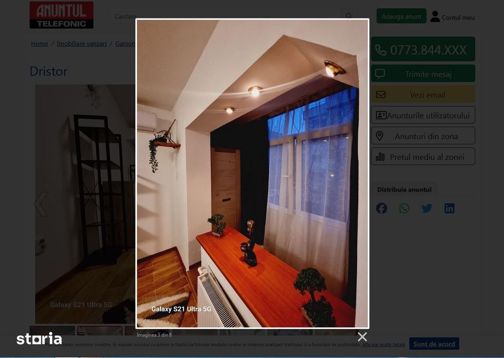 Apartament 1 camera Dristor