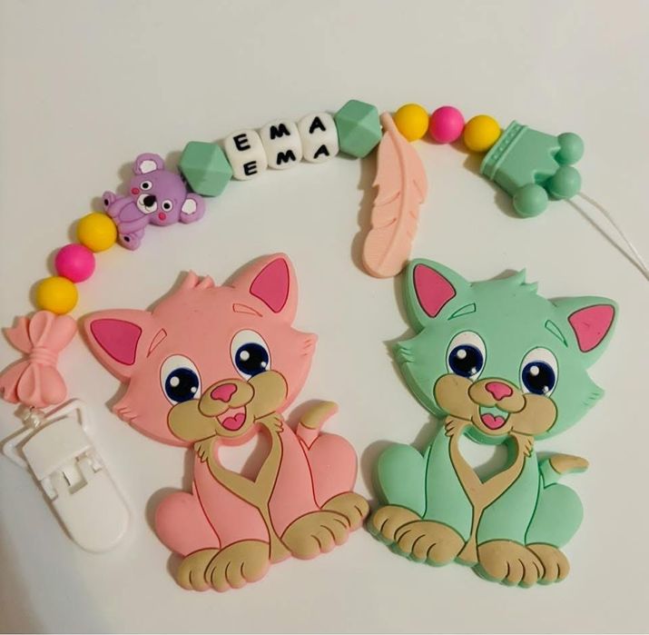 клипс за биберон  и гризалки силиконови