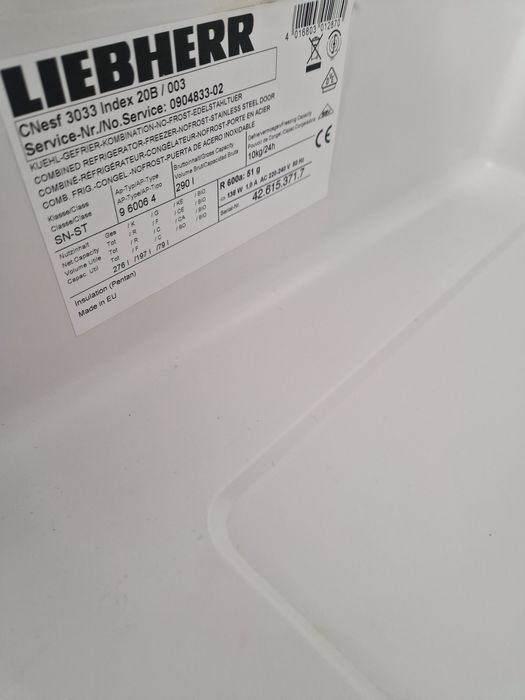 Хладилник с фризер Liebherr A++ No Frost