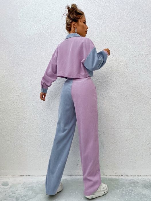 Двуцветен сет SHEIN