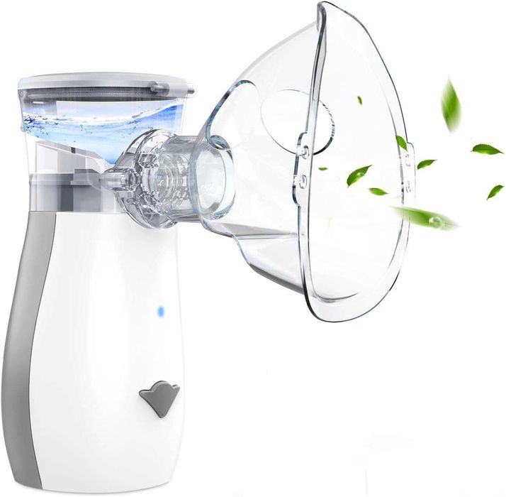 Преносим меш небулизатор (инхалатор) – акумулаторен, USB-C, тих!Промо!