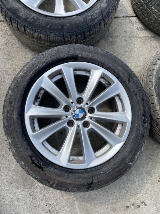 Jante Aliaj BMW r17 seria 3 5 f10 + cauciucuri 225 / 55 / R17
