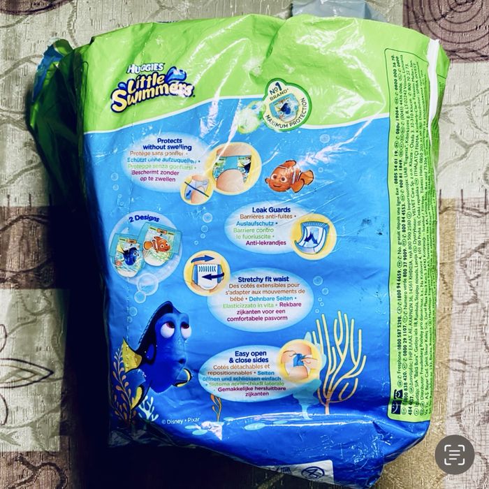 Памперсы, подгузники! Haggies(для бассейна), Monchico(повседневные)