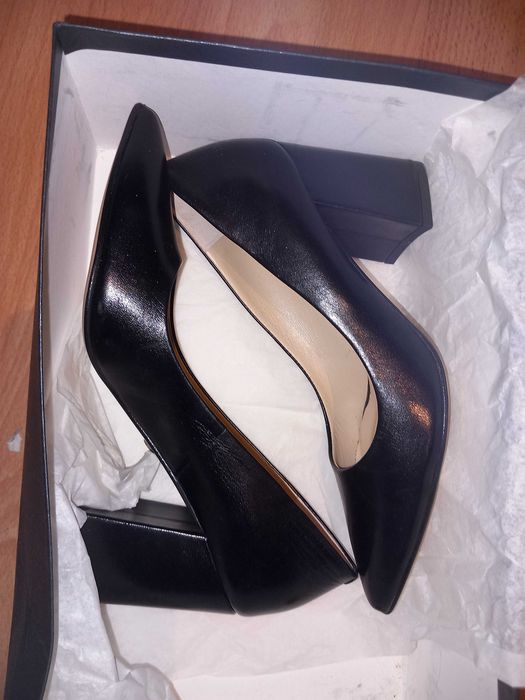 Елегантни обувки МЕЙ, велурени боти на висок ток