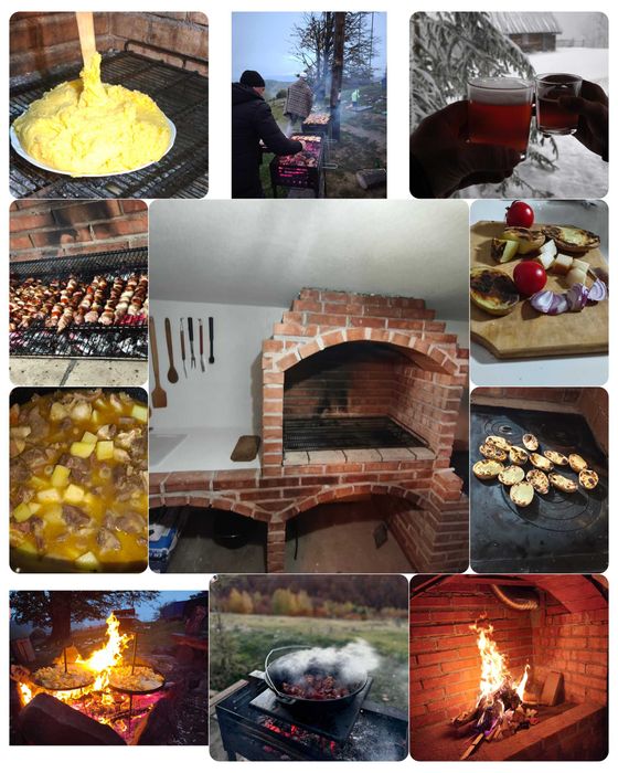 Cabana la munte cu ciubăr