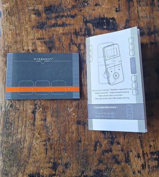 часовник будилник за пътуване Marksman Марксман дигитален с калъф