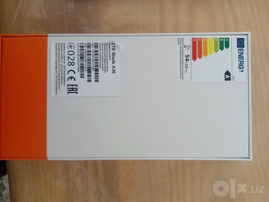 ZTE Blade A36 ram 4+8 12 gb rom 64 gb