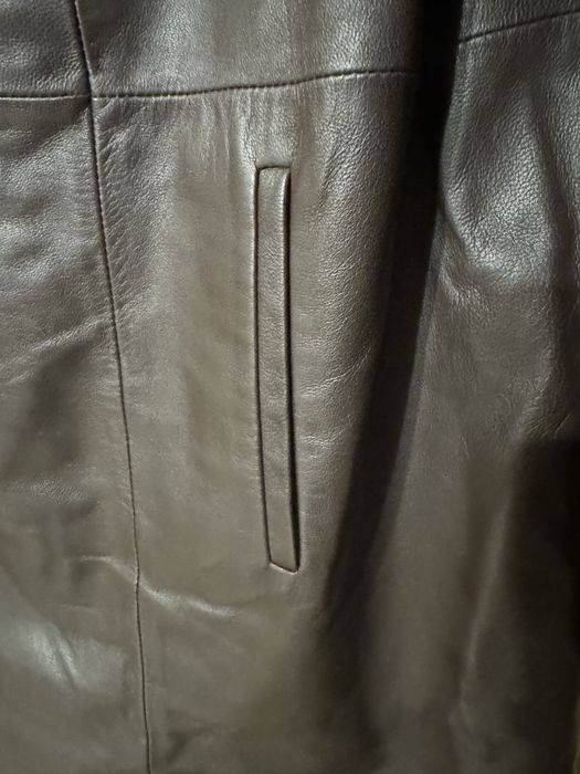 Pardesiu din piele naturala , marca Madeleine