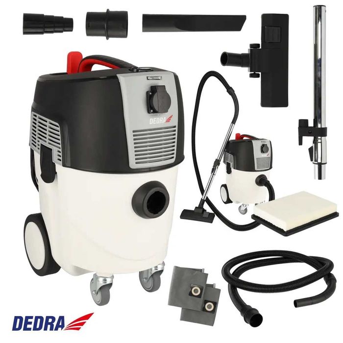 Прахосмукачка за сухо почистване с изтупване DEDRA DED6607,1600W, 30L