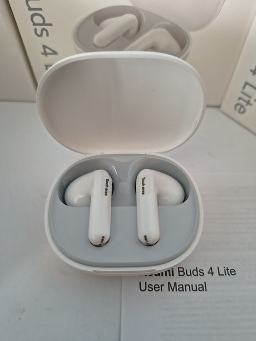Căști Bluetooth True Wireless Xiaomi Redmi Buds 4 Lite albe