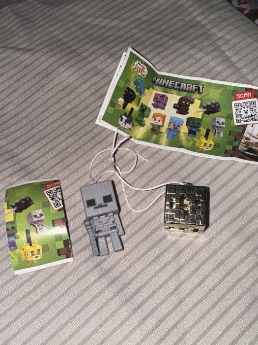 Фигурки Kinder joy minecraft