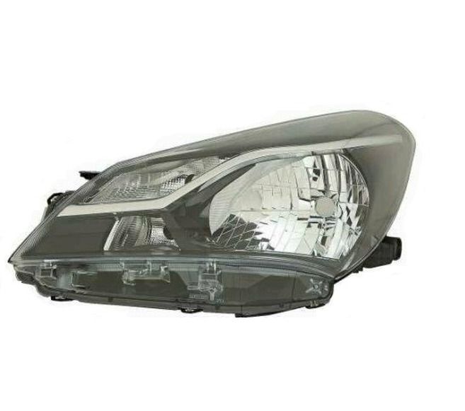 Far Toyota Yaris, 05.2017-, partea stanga/dreapta, cu lumina de zi; H4+W21/5W+WY21W; electric; fara motor