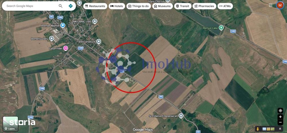 Teren extravilan 30.000 mp, Horlesti - langa A8