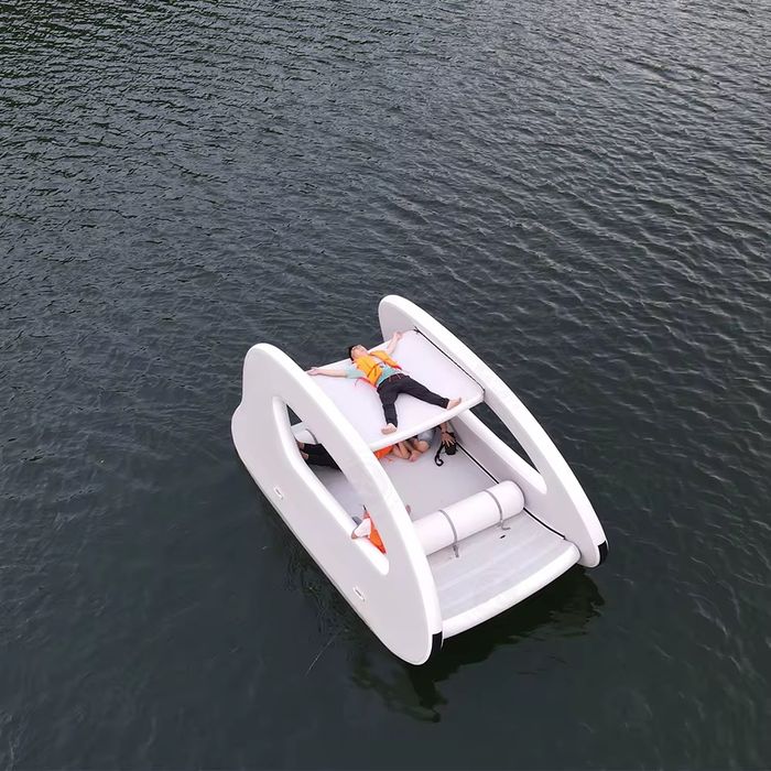 Надувной катамаран, катер, яхта