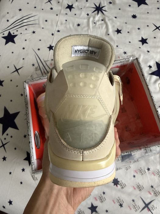 Jordan 4 Off White Sail