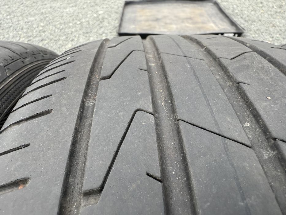 4бр. Летни Гуми С Борд 205/55R/16 -HANKOOK- DOT:4417- 5.2мм. + 4.9мм.